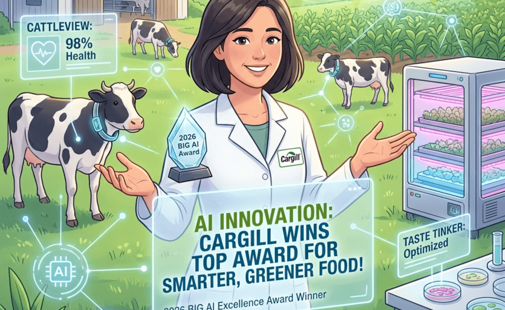 AI Innovation: Cargill Wins Top Award for Smarter, Greener Food!